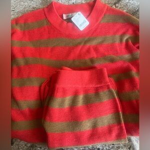 Brand New Free People Malibu surf sweater set